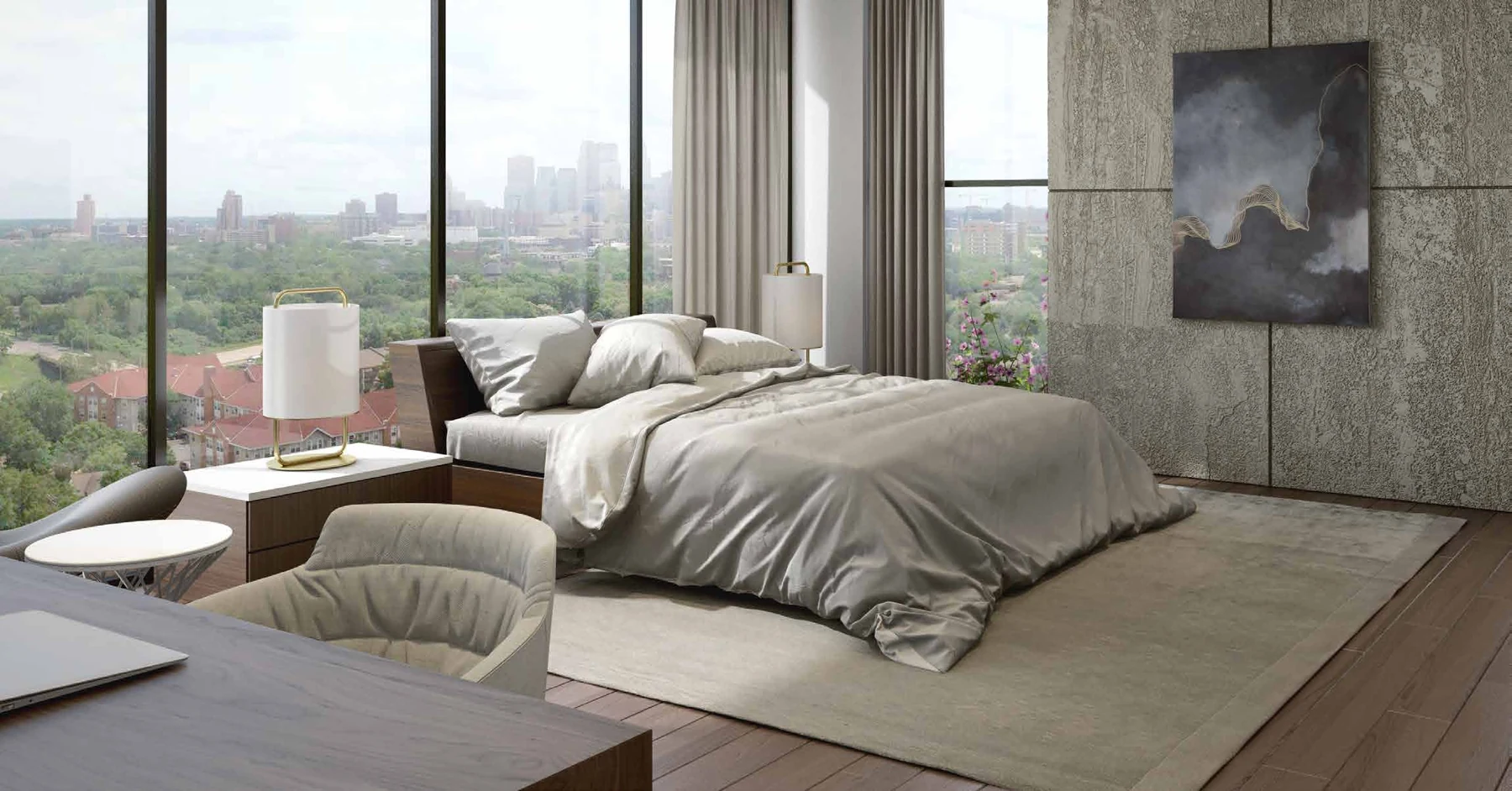 Bellevue 63 · Bedroom · Interior visualisation
