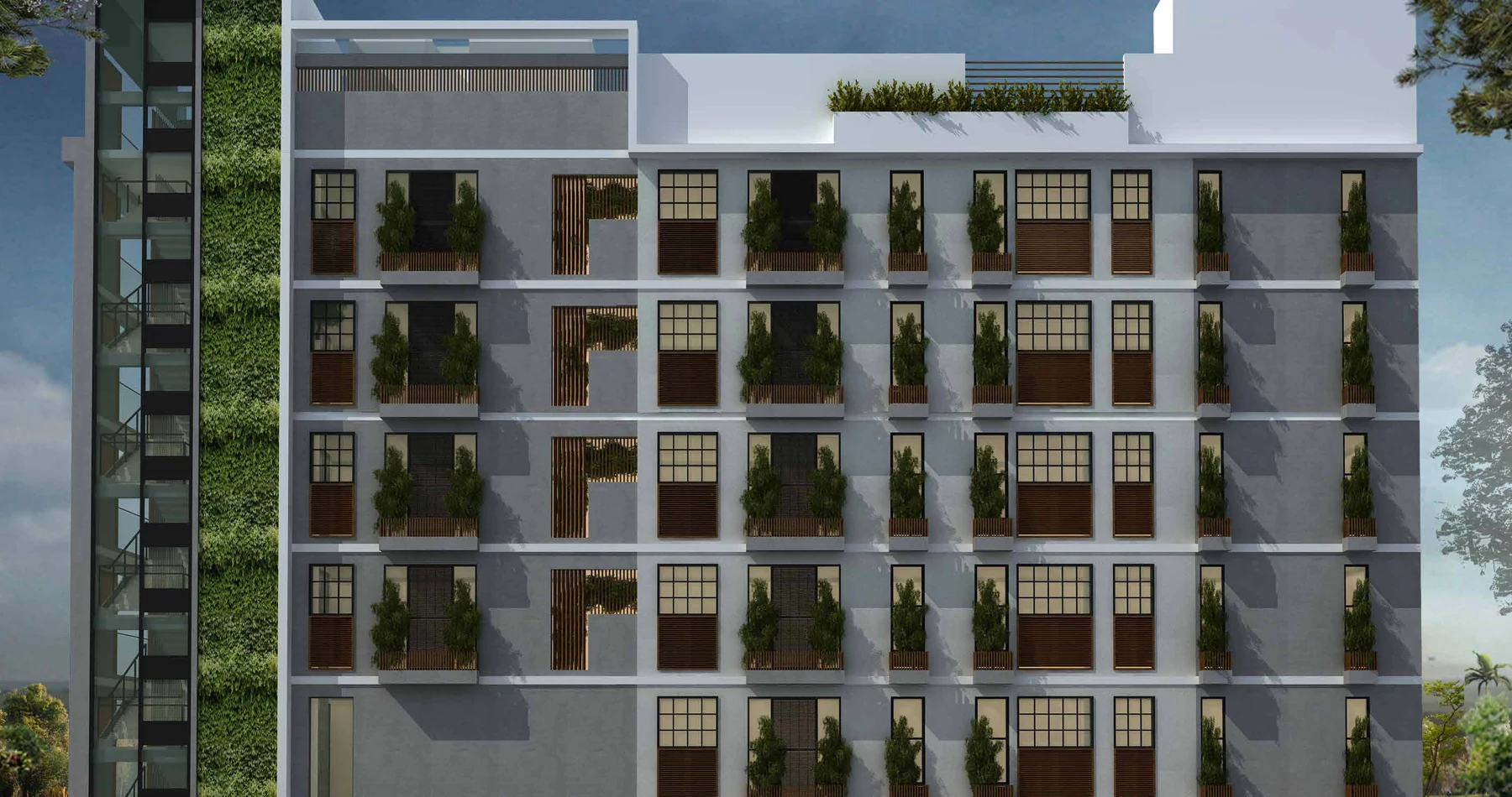 Bellevue 63 architectural representation
